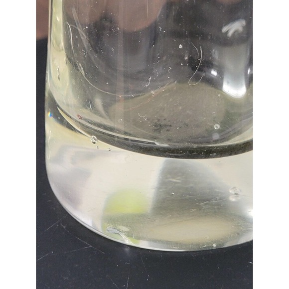 Vintage Jan Beranek Skrdlovice Czech Art Glass Clear Bud Vase MCM - Picture 6 of 7